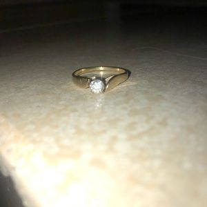 14K Gold Diamond Ring